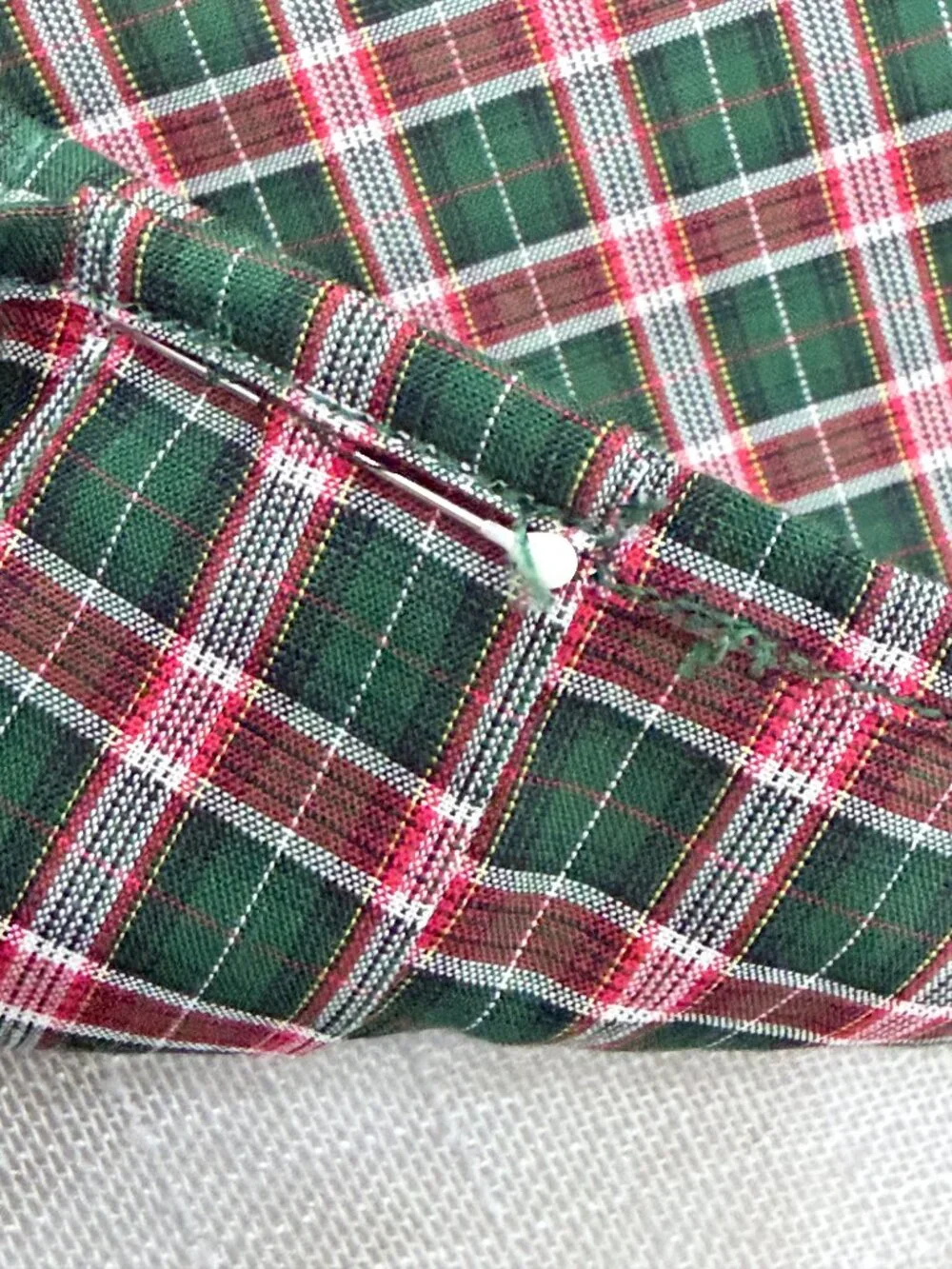 Ralph Lauren Blake XL Plaid Button Down Shirt Green Red Cotton Classic Fit